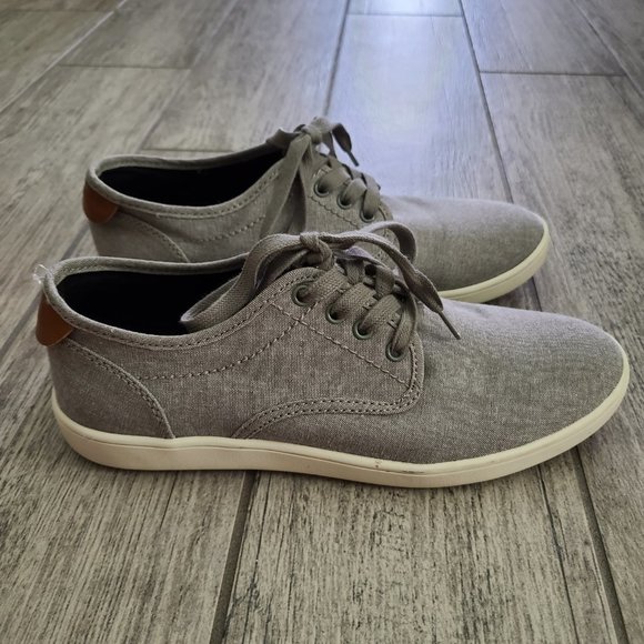 Steve Madden men's grey canvas sneakers size 7.5 - Picture 5 of 13